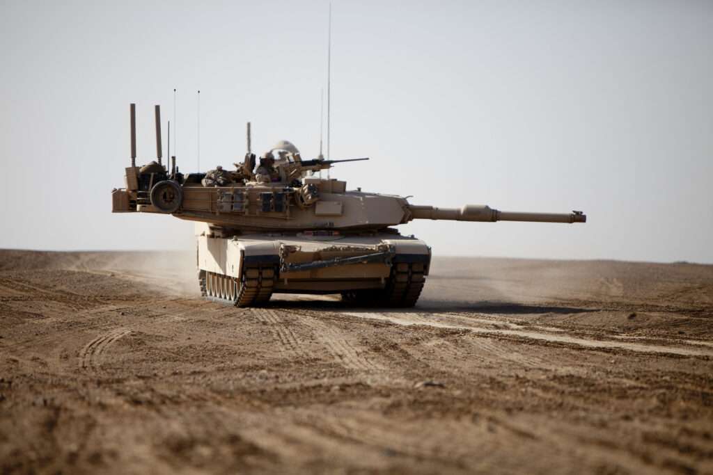 Abrams in the Desert.