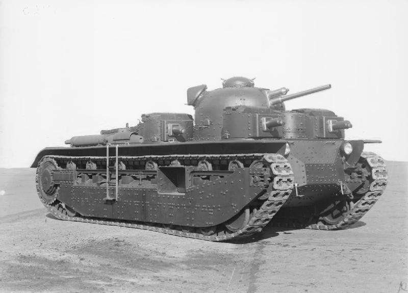 Independent showing its turret.
