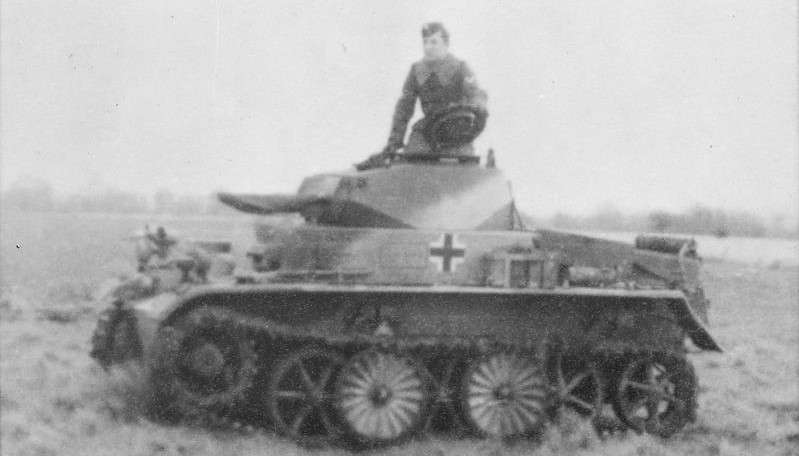 The small Panzer I Ausf. C.