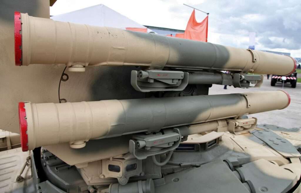 BMPT Ataka missiles.