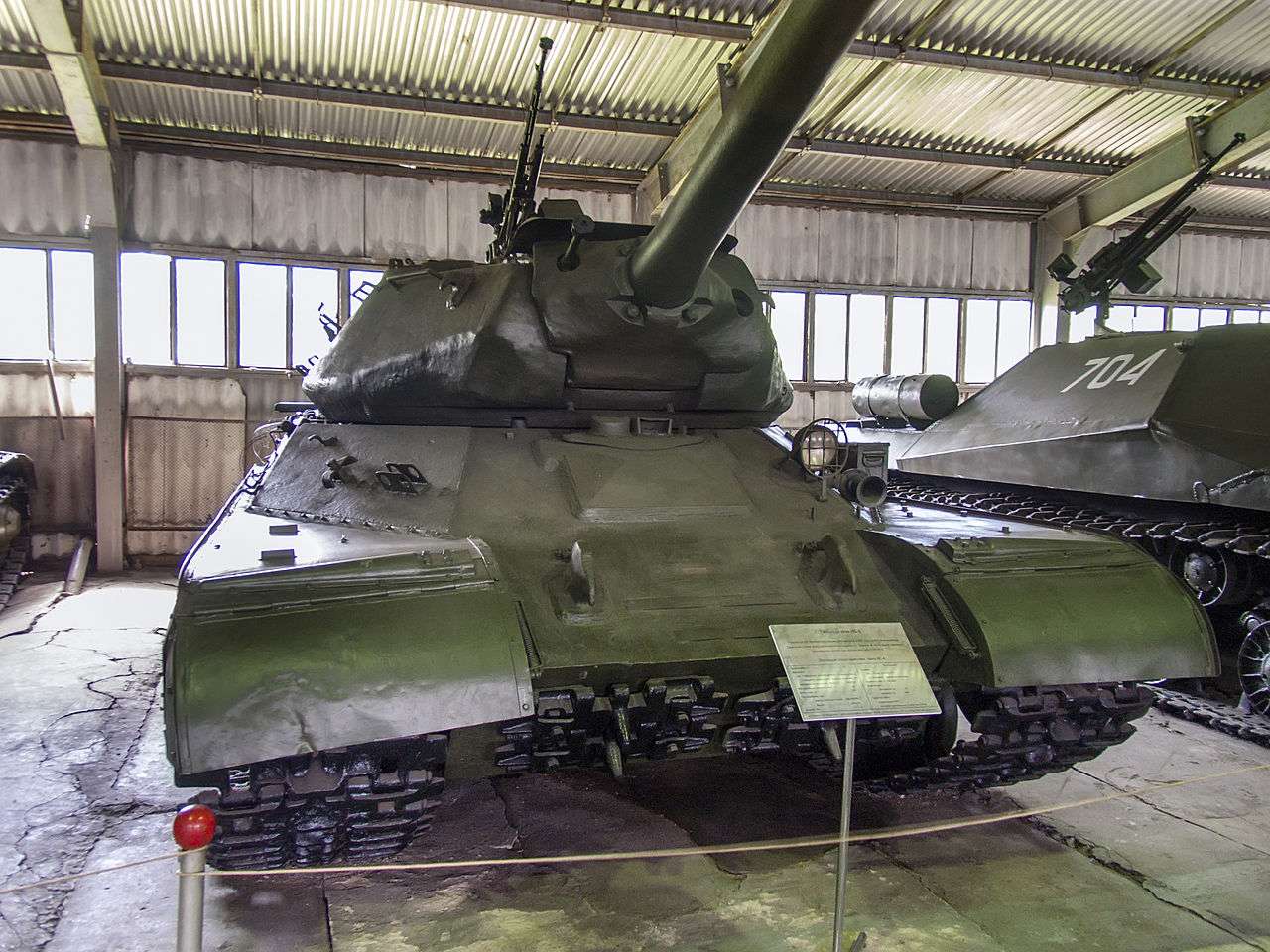 IS-4 heavy tank in Russia.