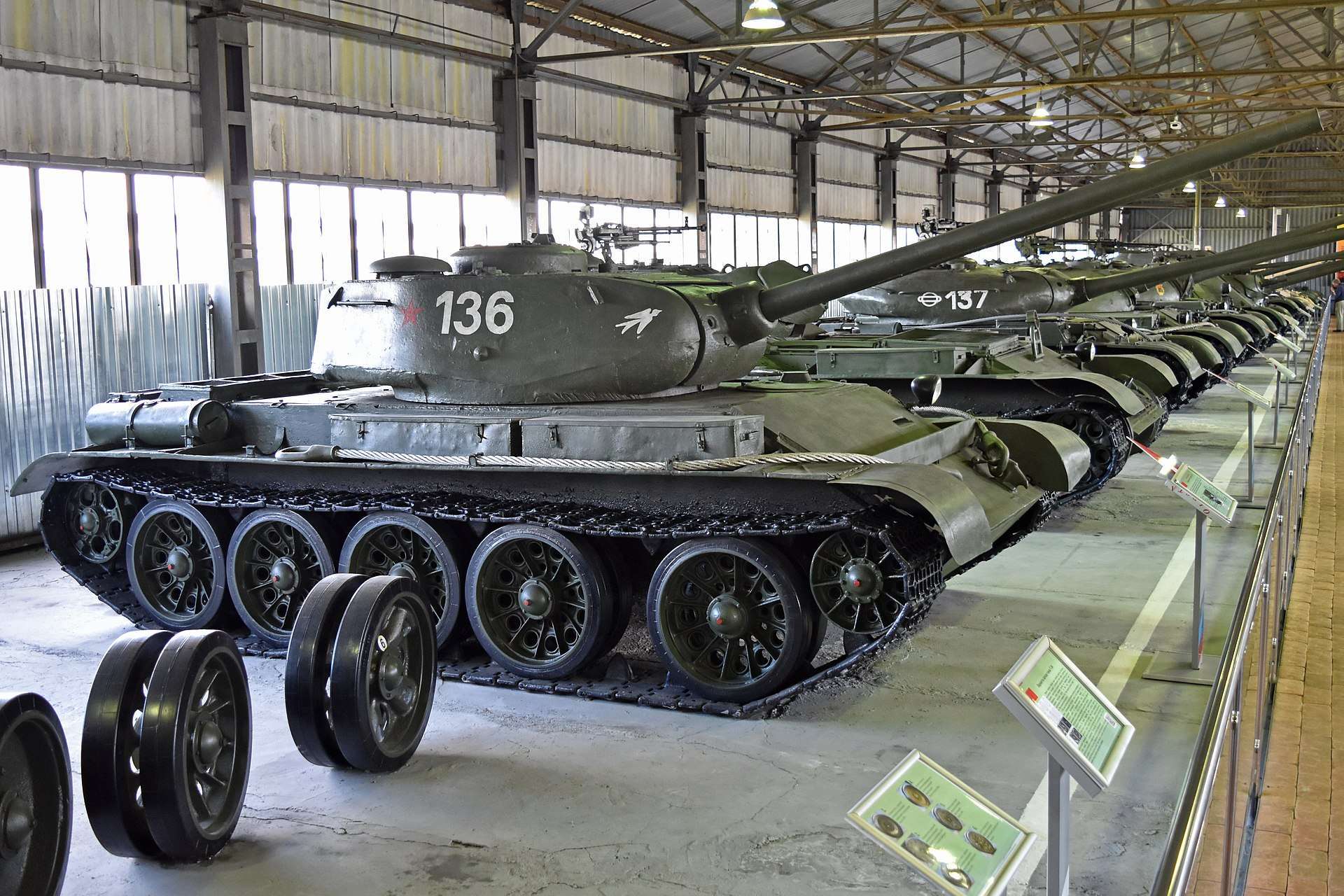 T-44 tank in Kubinka tank museum.