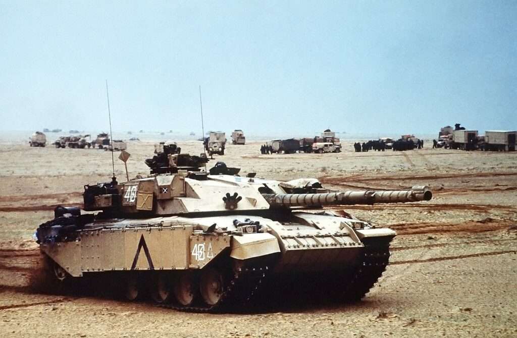 Challenger 1 during the 1991 Gulf War.