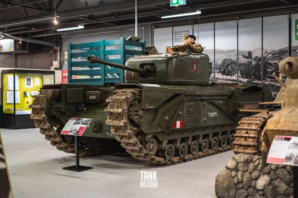 A Churchill IV at The Tank Museum.