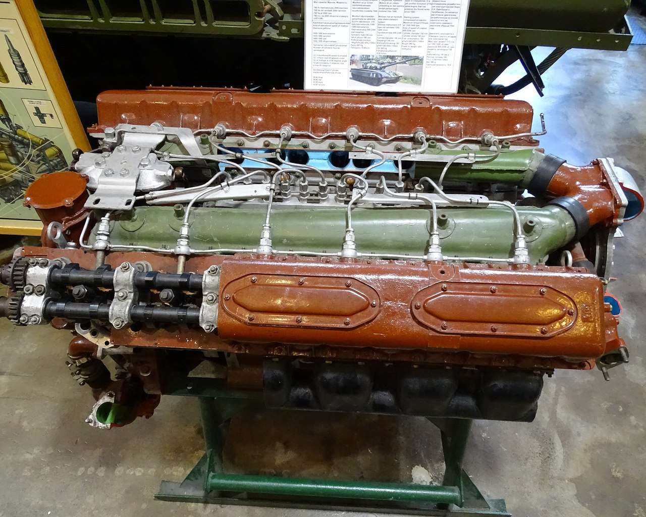 V-46 engine.