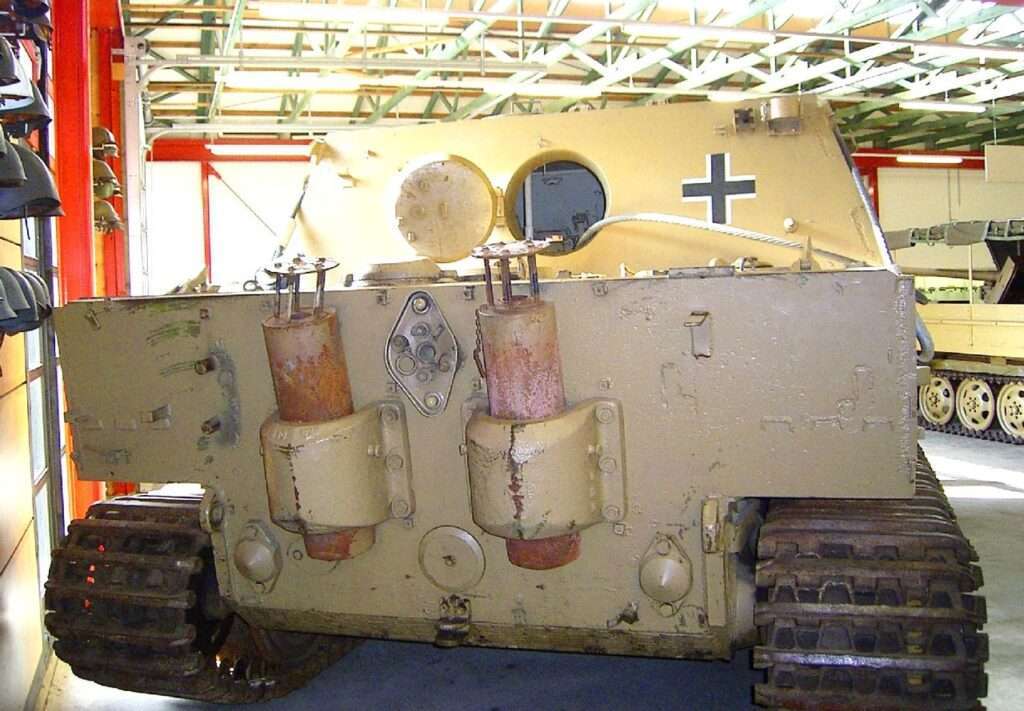 The back of a Sturmtiger.
