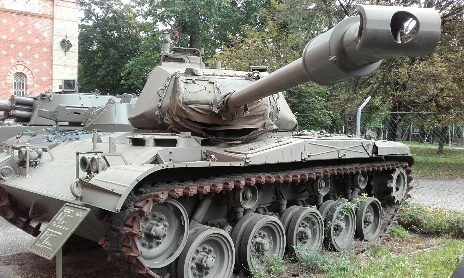 M41 light tank 76 mm gun.