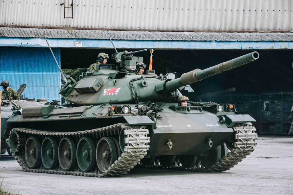 The Japanese Type 74 MBT.