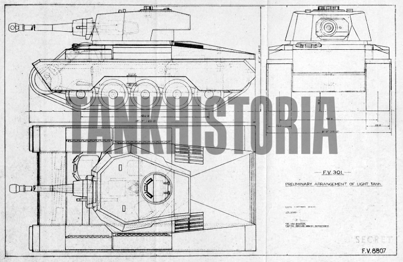 FV301 top view drawing.