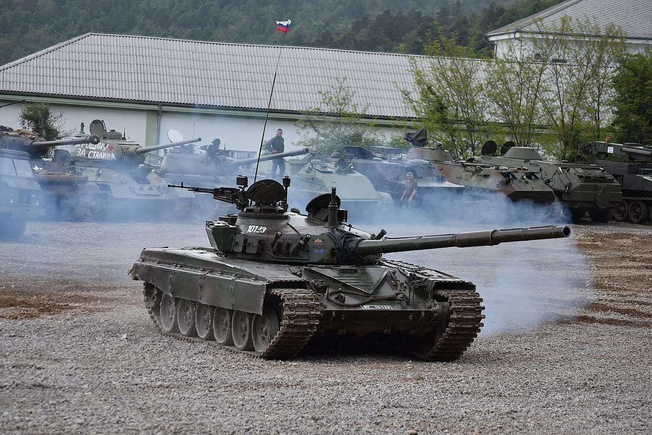 A Slovenian M-84 tank.