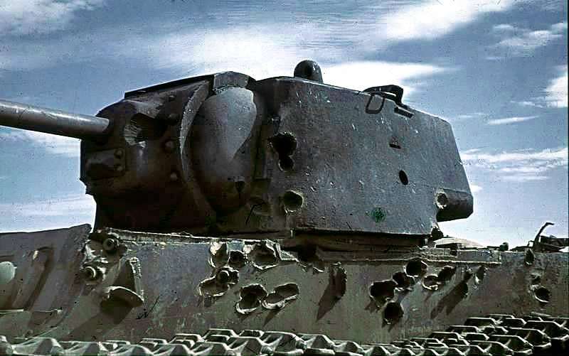 KV-1 damaged.