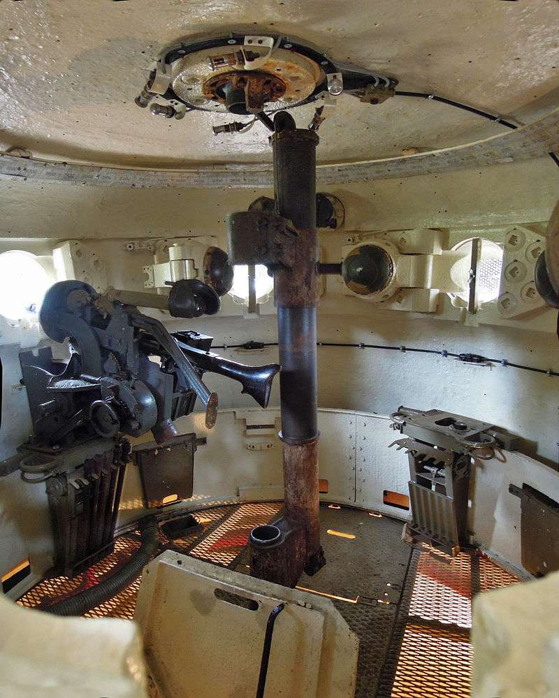Inside the 20P7 Panzerturm.