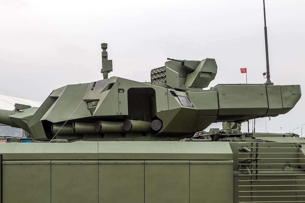 Side of the T-14 Armata's turret.