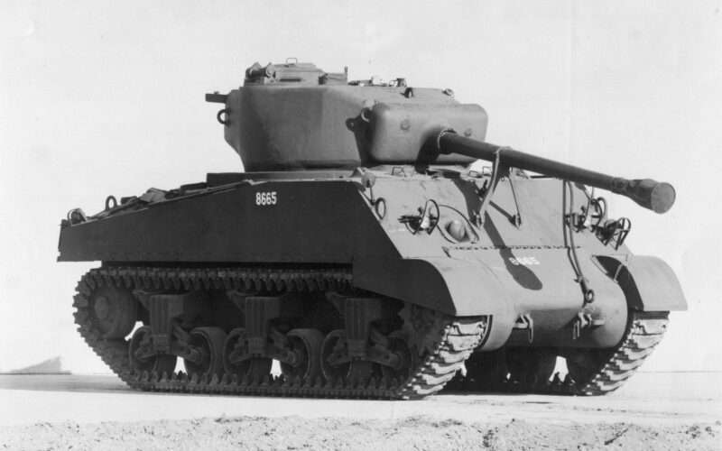 M4A2 Sherman at the General Motors Proving Ground.