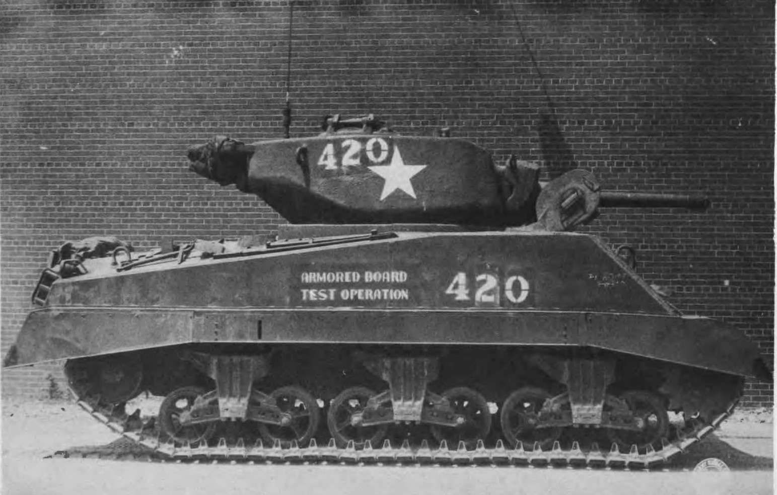 M4A3E2 during development.