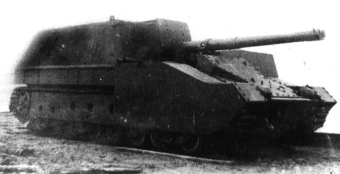 SU-14-1 with extra armor and Br-2 gun.