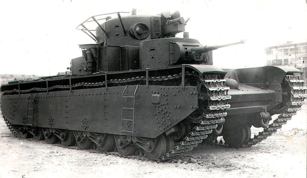 T-35 heavy tank in 1940.