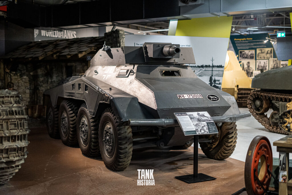 Sd.Kfz.234/3 at The Tank Museum.