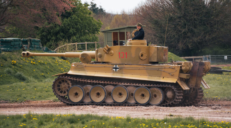 Tiger 131 from the side.